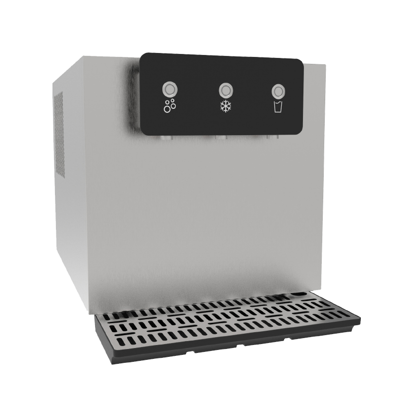 3 boutons Dispensateur d'eau mousseuse de comptoir 